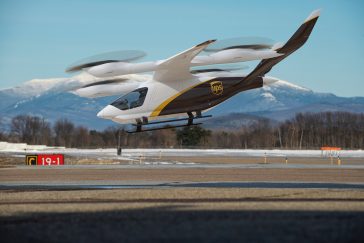 Helicopteros de entrega de UPS