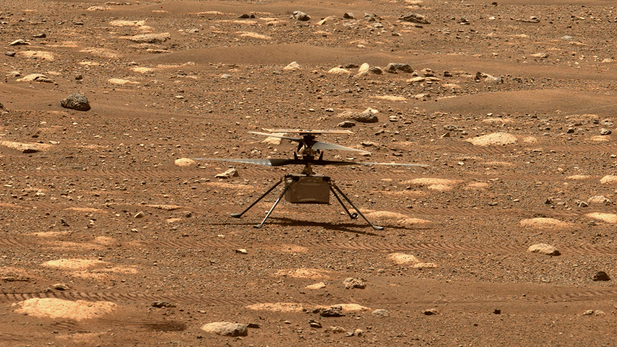 Ingenuity es el primer helicóptero que intenta volar a Marte