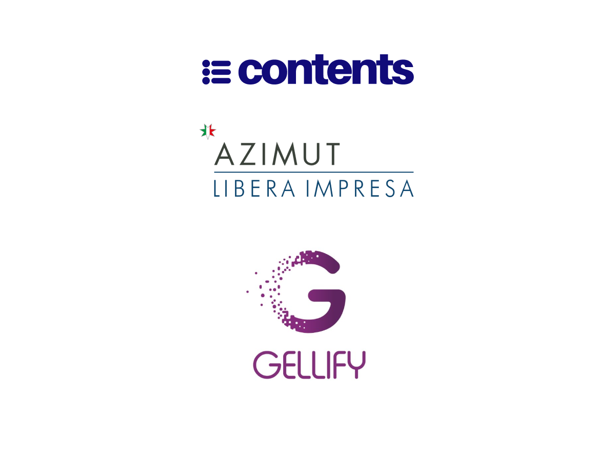 GELLIFY y Azimut Digitech Fund nuevos inversores de Contents