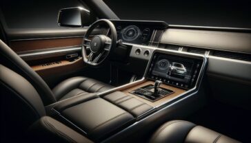 Interazione futuristica in veicoli senza pulsanti