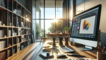 Imagen que ilustra la evolución de la inteligencia artificial en el arte visual