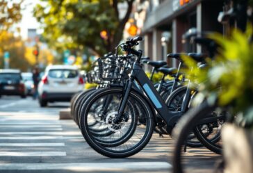 Bicicleta eléctrica Joco in azione a New York