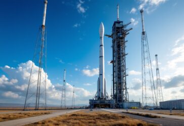 Razzo New Glenn di Blue Origin pronto per il lancio