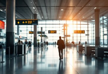 Rastrello bagagli United Airlines con tecnologia Apple