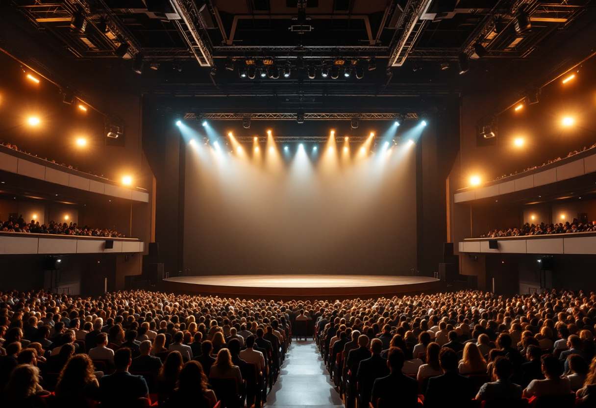 Immagine del Demo Day di Y Combinator per startup