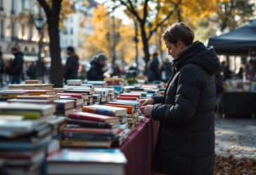 Immagine di un Kindle con libri digitali aperti