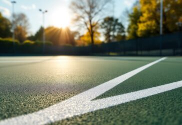 Djokovic e Zverev in azione durante il match