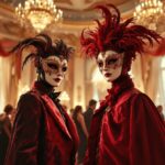 Scena del ballo in maschera nella stagione 4 di Bridgerton