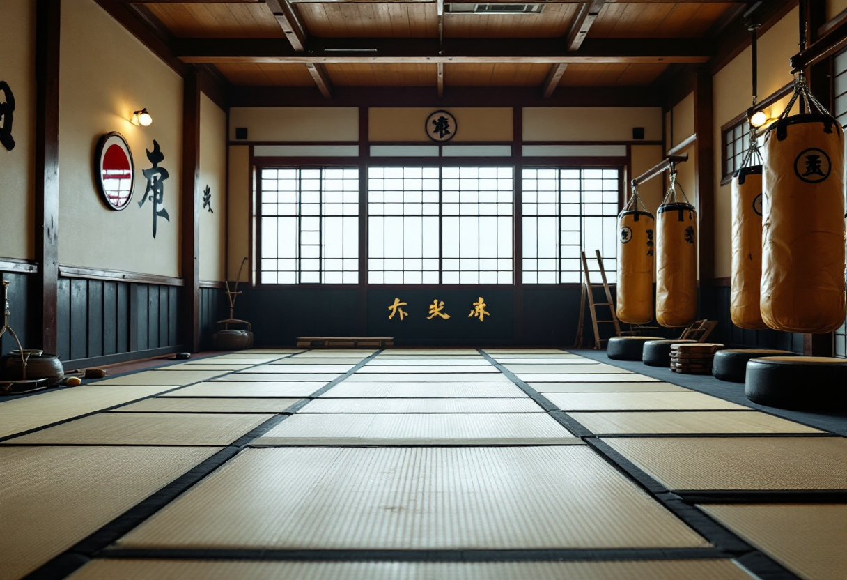 Immagine dei dojos di karate di Cobra Kai
