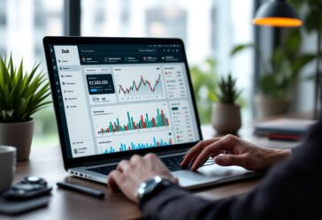 Screenshot dell'app Dub che mostra investimenti facili