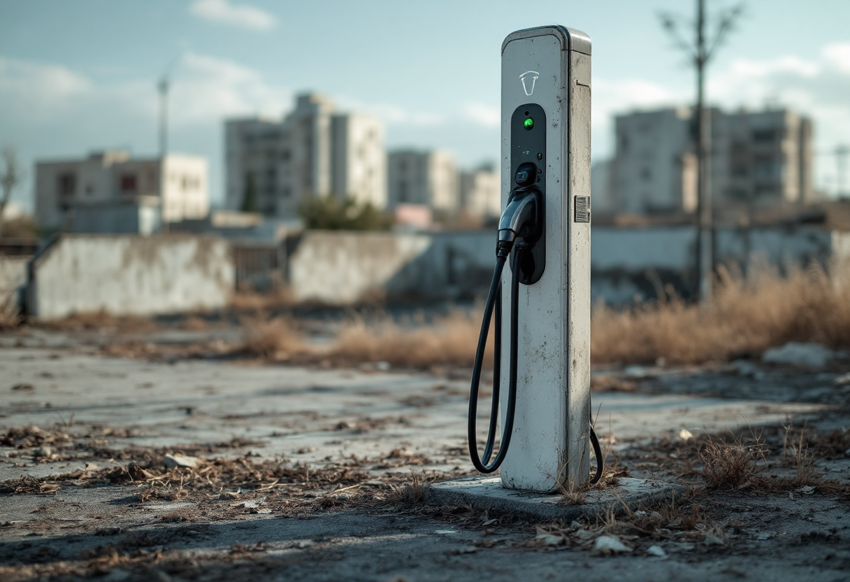 Immagine della rete di caricabatterie GSA per veicoli elettrici