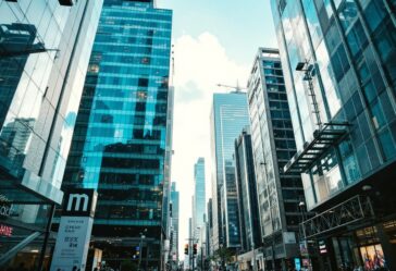 Logo di Getaround con sfondo urbano