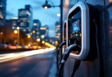 Infrastruttura di ricarica per veicoli elettrici in pausa