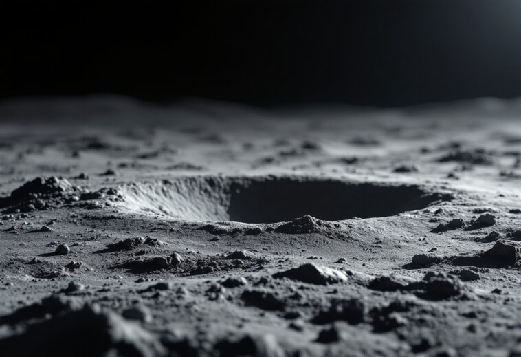 Immagine del razzo Intuitive Machines in preparazione per la Luna