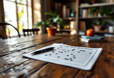 Mini Crossword del New York Times con parole incrociate