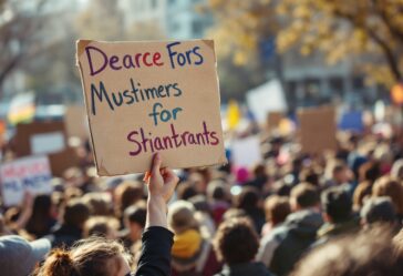 Manifestazione contro Elon Musk e il movimento Tesla Takeover