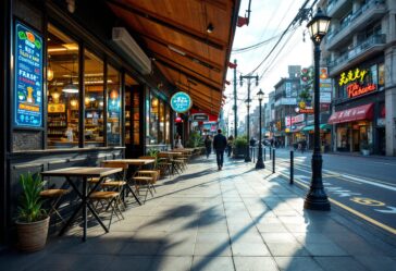 Logo di Uber e DoorDash con sfondo di cibo