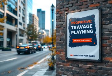 Joven activista en campaña política contra Elon Musk