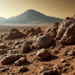 El rover Curiosity explorando el paisaje marciano