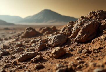 El rover Curiosity explorando el paisaje marciano
