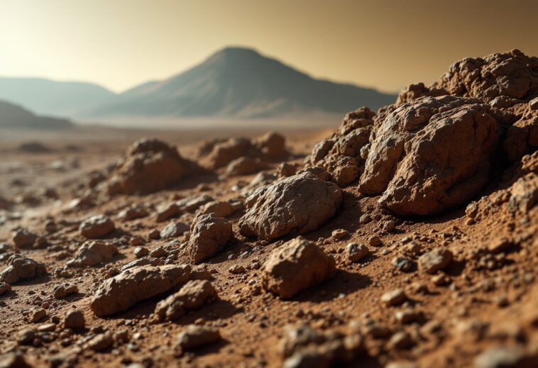 El rover Curiosity explorando el paisaje marciano