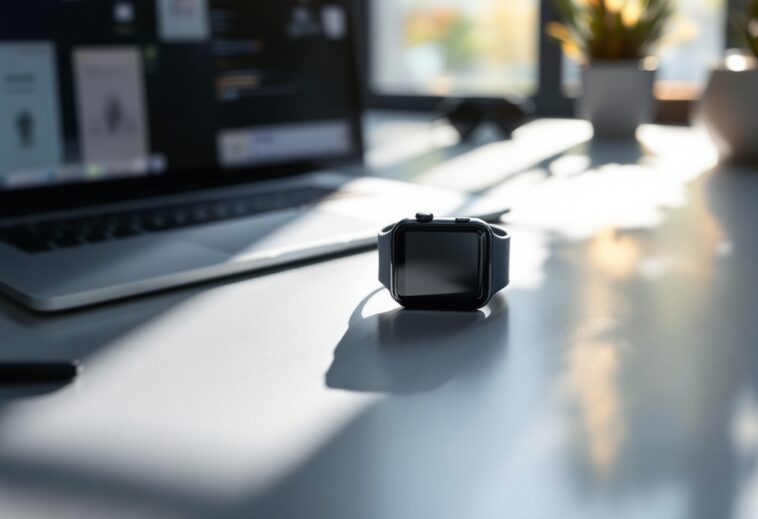 Concept del Apple Watch con fotocamera integrata