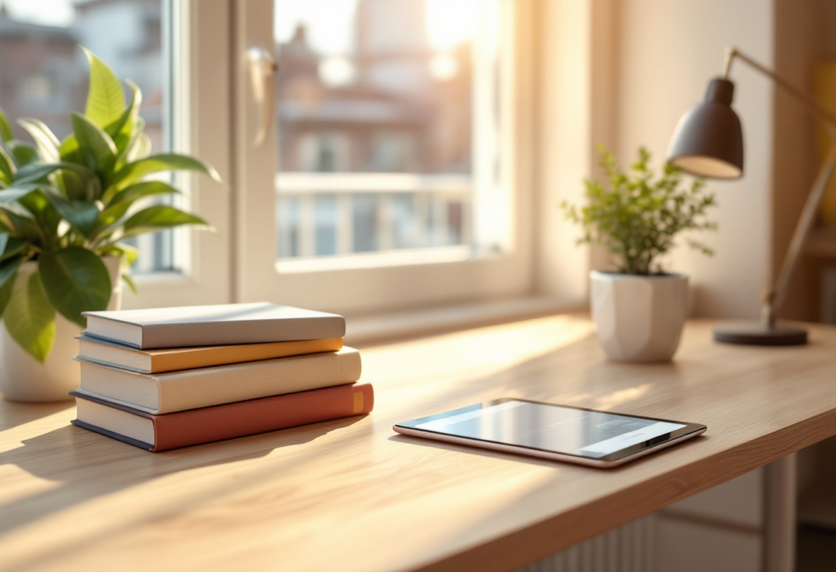 Studente che utilizza Babbel per imparare lingue