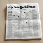 Giocatore che risolve il Mini Crossword del New York Times