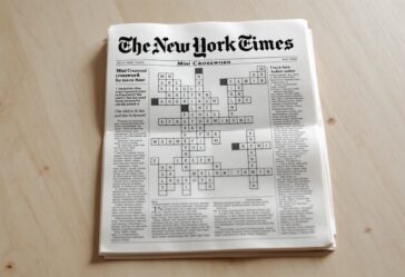 Giocatore che risolve il Mini Crossword del New York Times