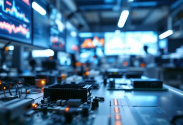 Logo Nvidia con elementi di intelligenza artificiale