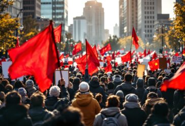 Manifestación contra Tesla que refleja el dilema social