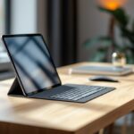 Teclado intelligente Apple per iPad con design elegante