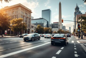 Robotaxi Waymo in azione a Washington D.C.