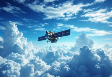 Immagine del X-37B in volo nello spazio