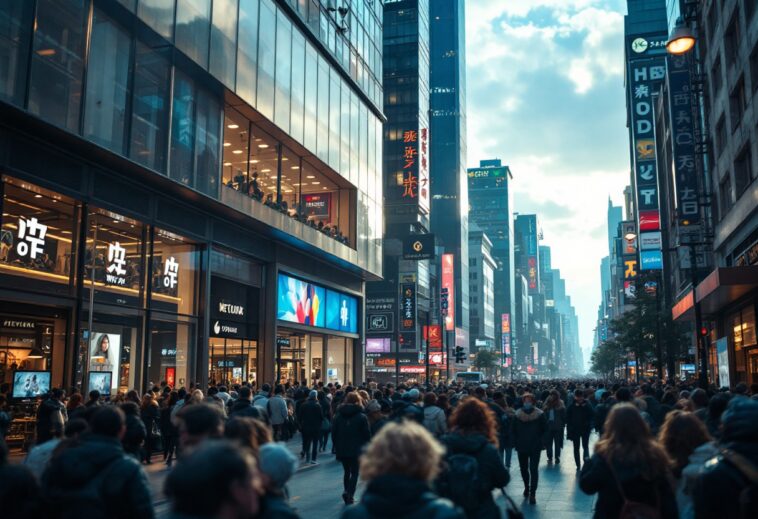 Grafico che mostra l'aumento dei prezzi in tecnologia