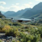 Dron en acción sin GPS en un entorno de combate