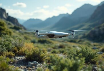 Dron en acción sin GPS en un entorno de combate