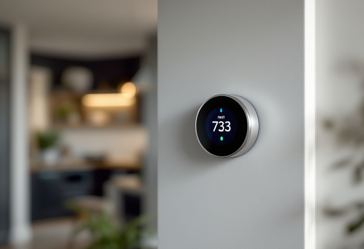 Termostato Nest di prima generazione in evidenza