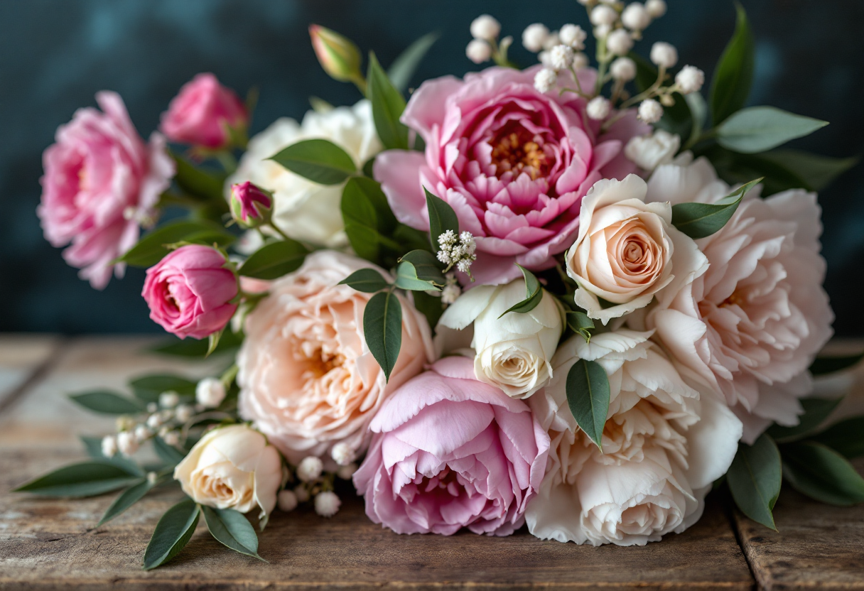 Bouquet di fiori colorati per il giorno della mamma