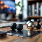 Auriculares modernos para escuchar música en 2025