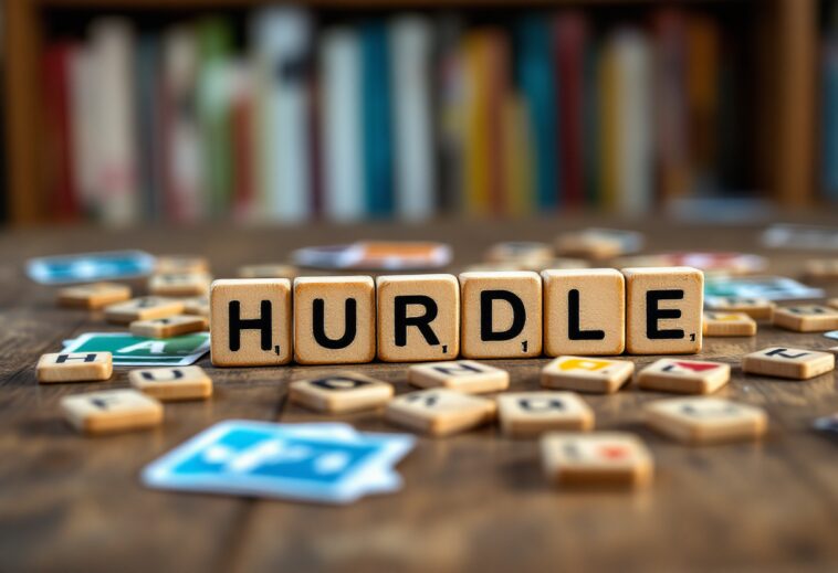 Imagen del juego Hurdle con palabras y desafíos diarios