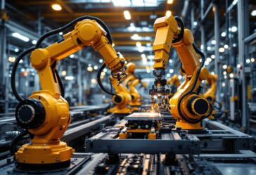 Robotica e intelligenza artificiale che trasformano l'industria