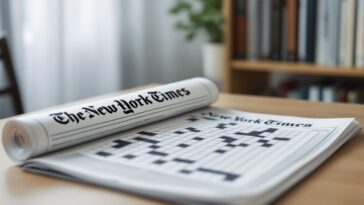 Mini crucigrama del New York Times con parole incrociate