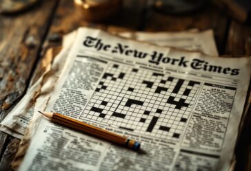 Mini crucigrama del New York Times con parole incrociate