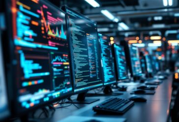 Mira Murati durante una presentazione sull'IA