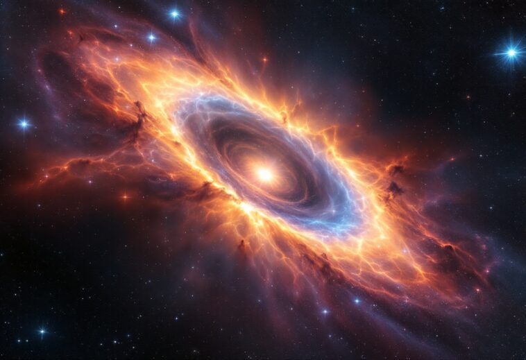 Immagine della nebulosa planetaria NGC 1514 nel cielo