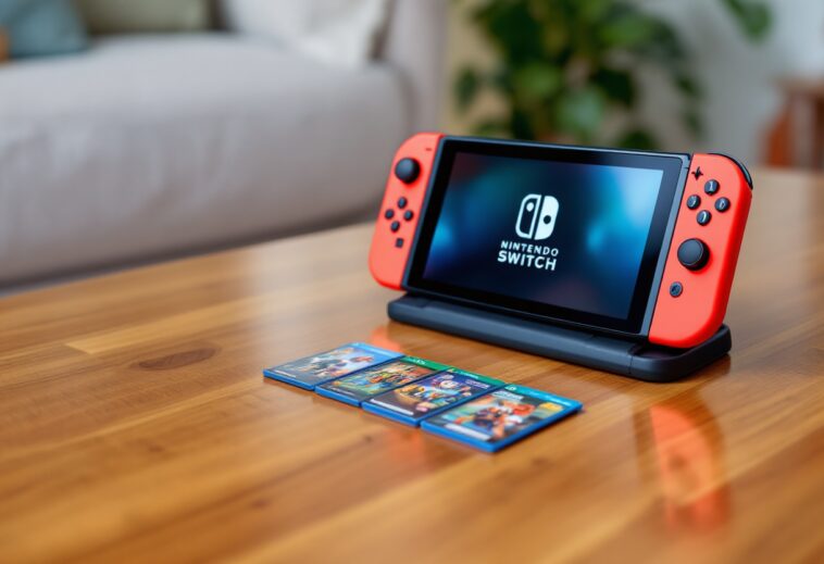 Nintendo Switch 2 con Game-Key Cards in evidenza