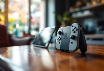 Immagine della Nintendo Switch 2 con design innovativo