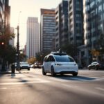 Robotaxi de Uber y Waymo en las calles de Atlanta