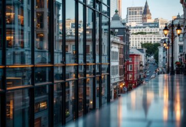 Vista panoramica di San Francisco con skyline tecnologico